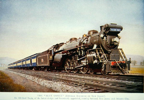 Blue comet model sales train