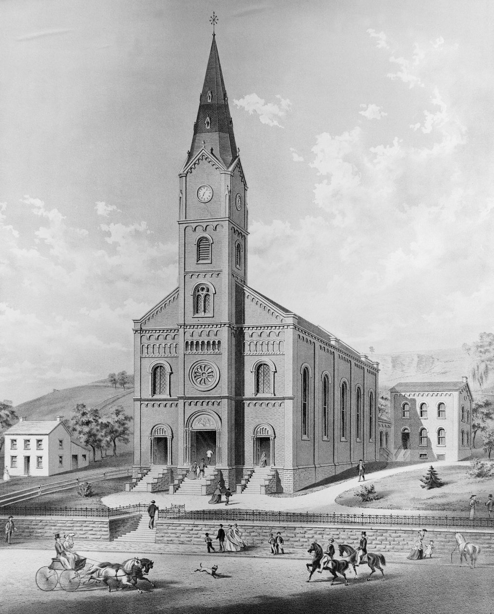 The Bonaventura Church, Fairmont, Ohio by American School