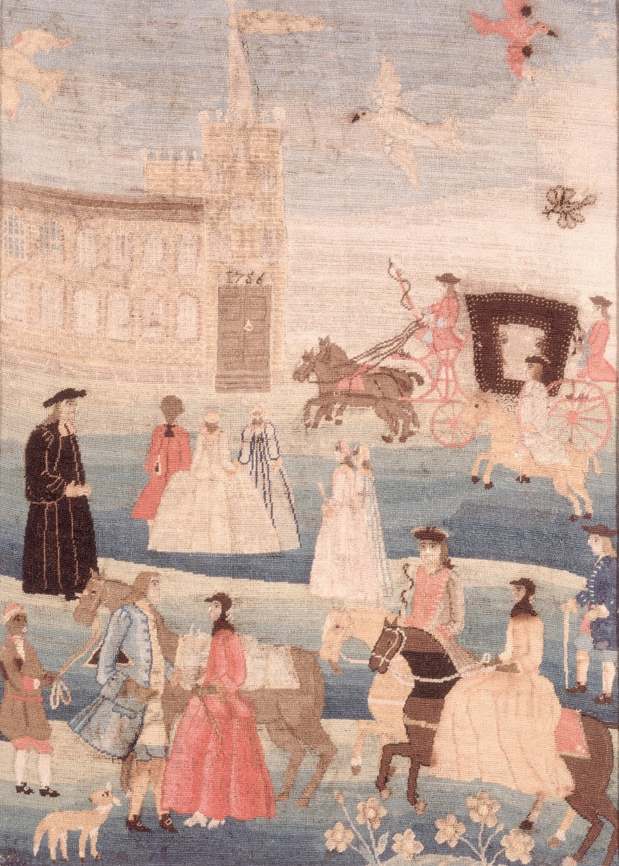 The Chandler Wedding Tapestry by American School