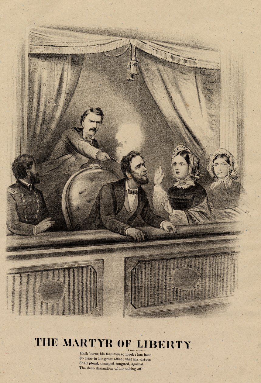 The Martyr of Liberty, 1865  by American School