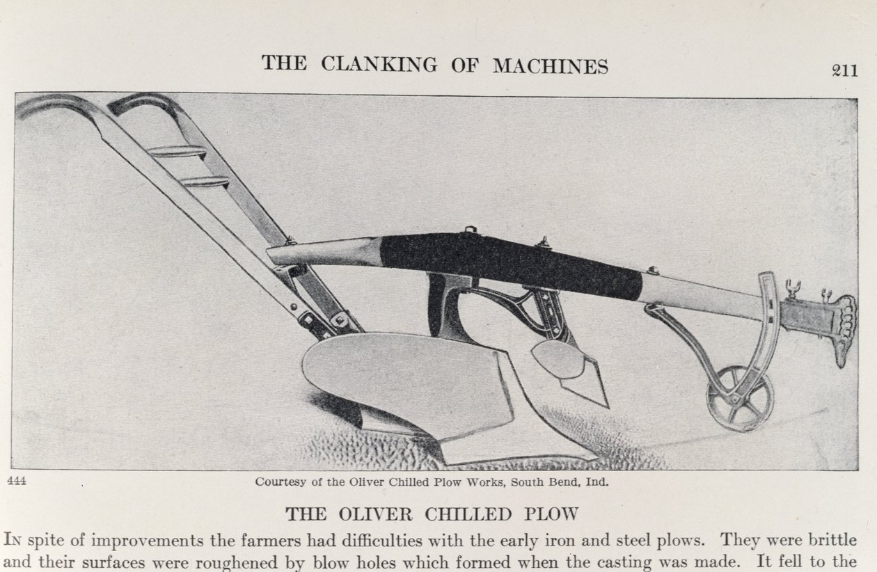 The Oliver Chilled Plow, from The Pageant of America, Vol.3, by Ralph Henry Gabriel, 1926 by American School