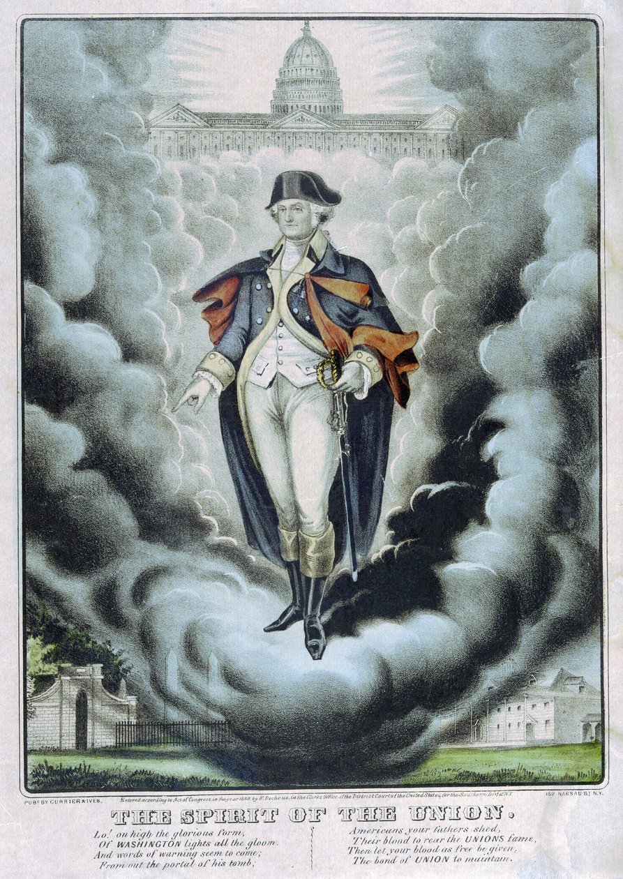The Spirit of the Union, pub. 1860 by American School