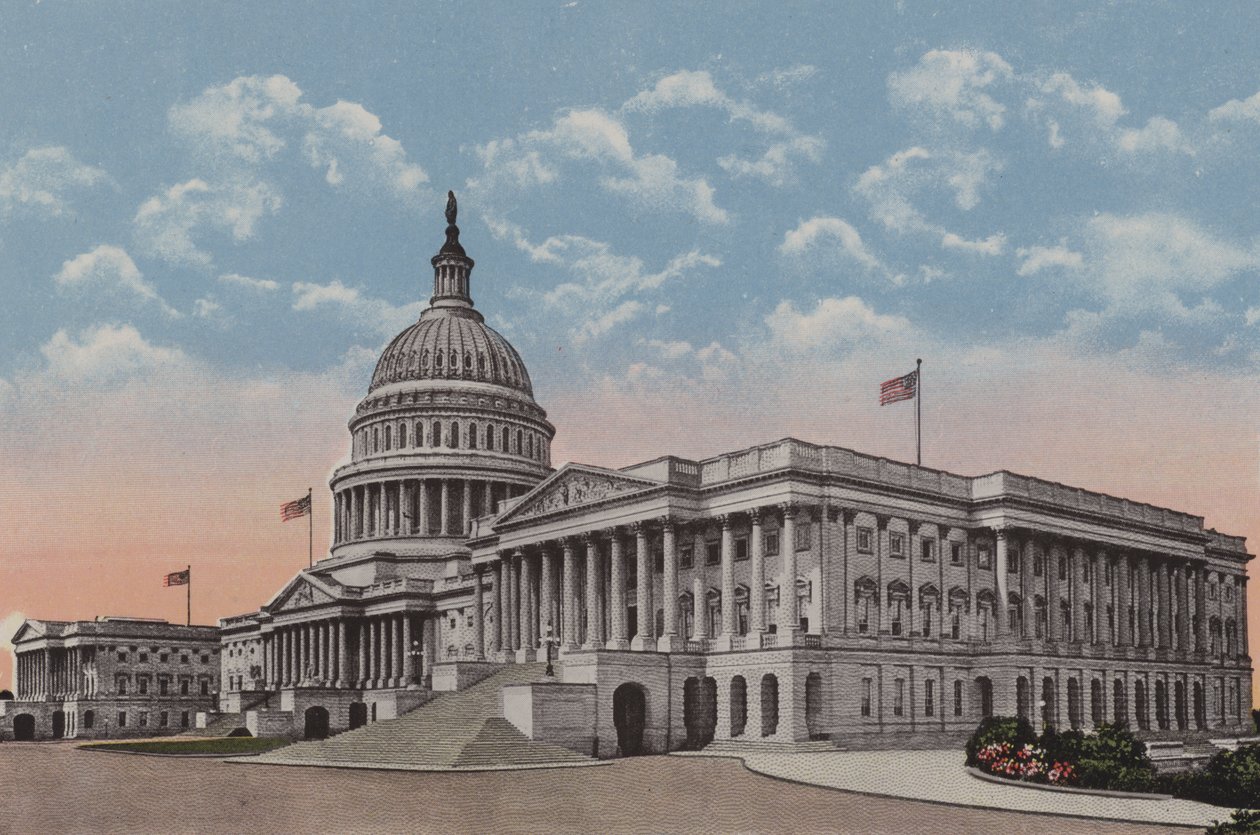 The United States Capitol, Washington DC by American School