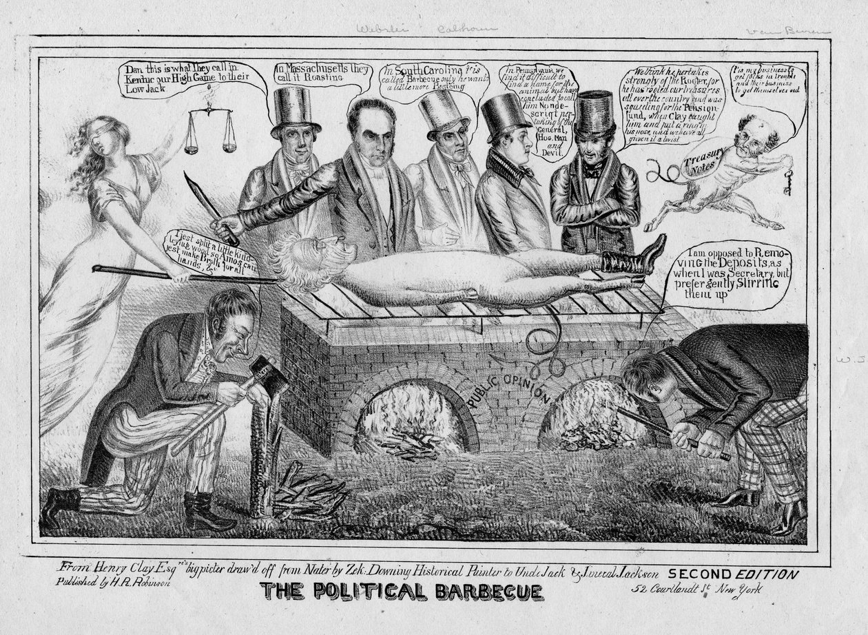 The Political Barbecue by American School