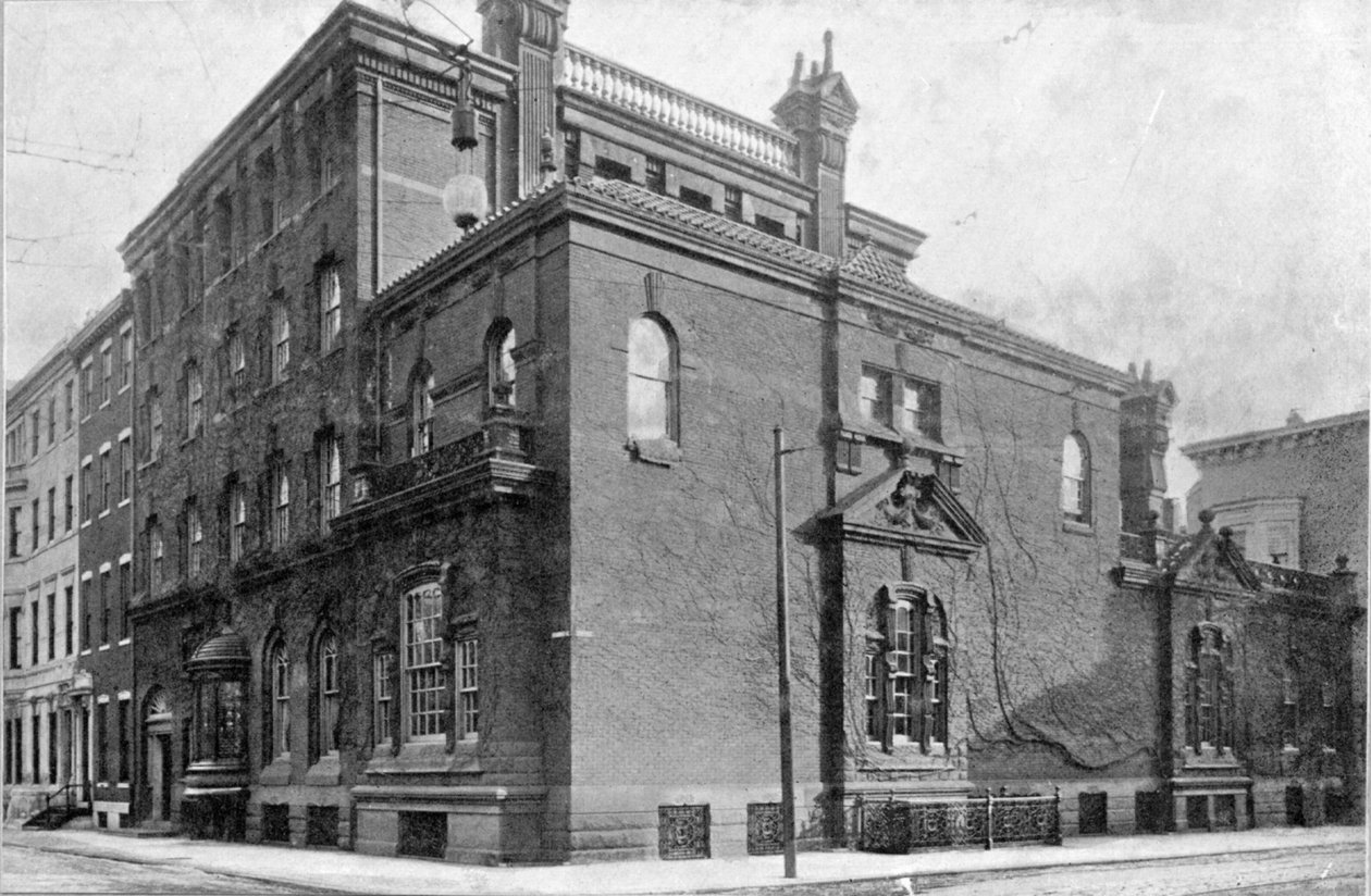 Thomas Alexander Scott Residence, S. Rittenhouse Square, Corner of 18th St. by American School