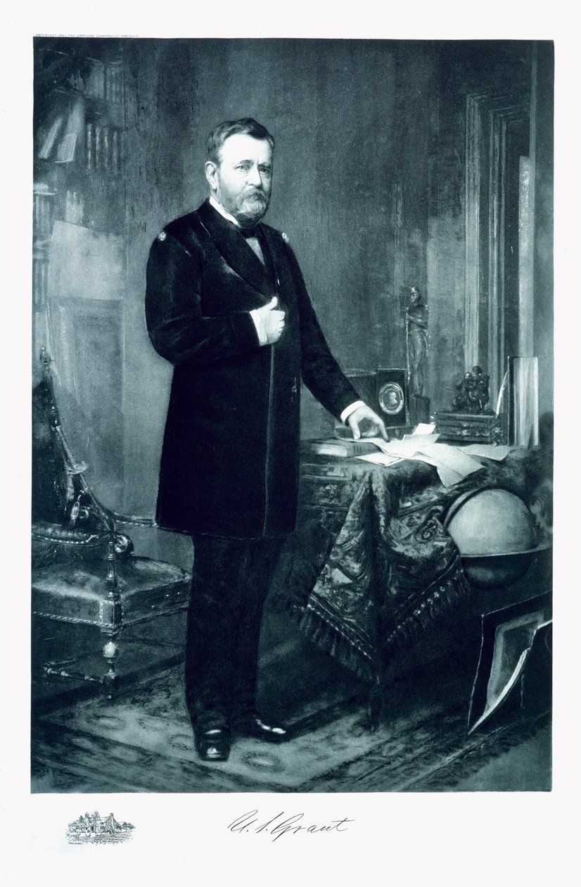 Ulysses S. Grant, 18th President of the United States of America by American School