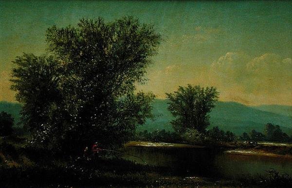 View in Little River Stowe, Vermont by American School