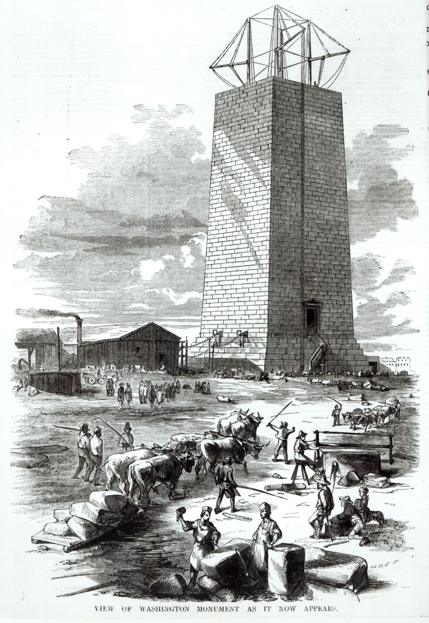 View of Washington Monument as it now Appears, from 