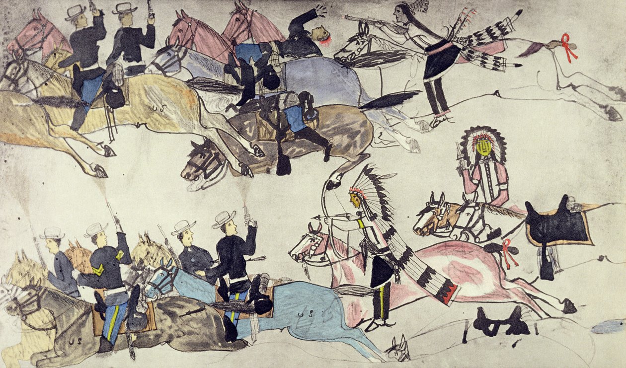 Retreat of Major Marcus Reno's command