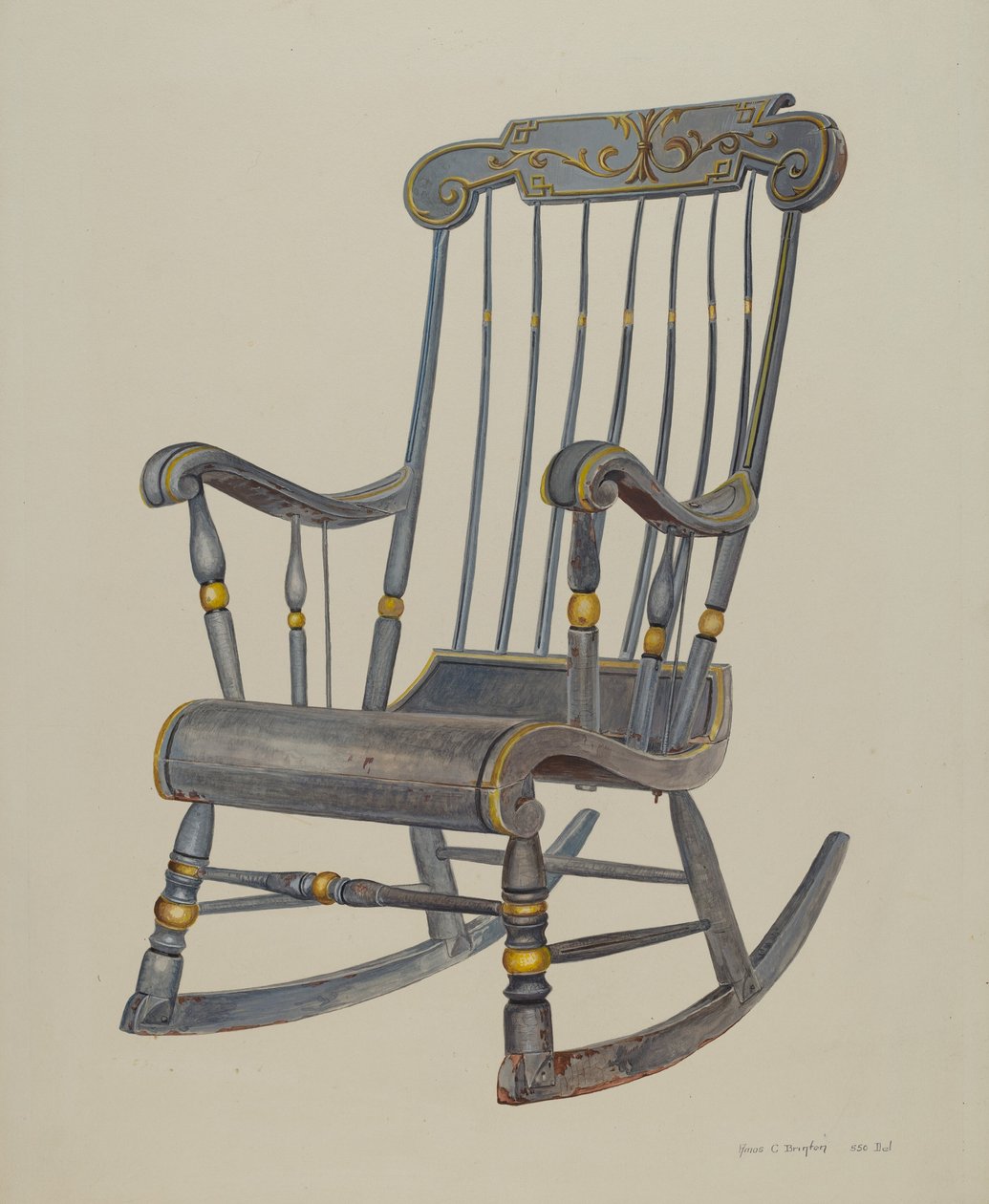 Rocking Chair by Amos C. Brinton
