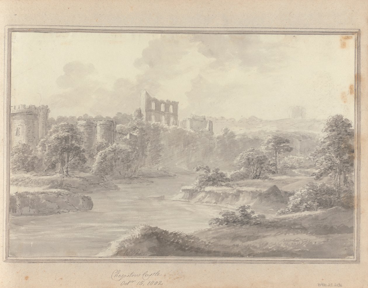 Chepstow Castle, October 15, 1802 by Amos Green