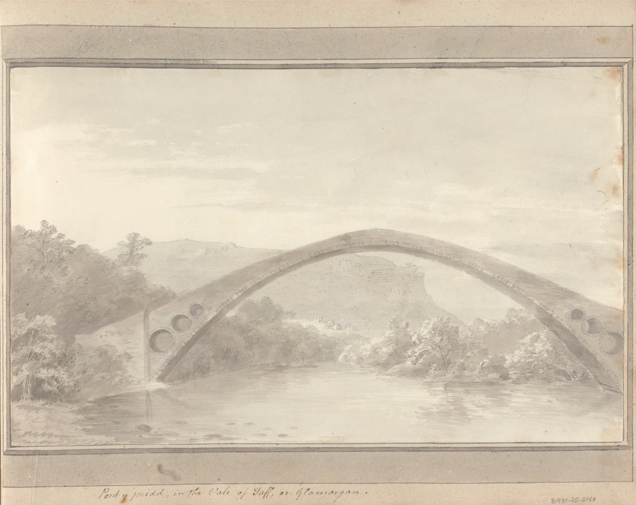 Pont Y Pridd, in the Vale of Taff or Glamorgan by Amos Green