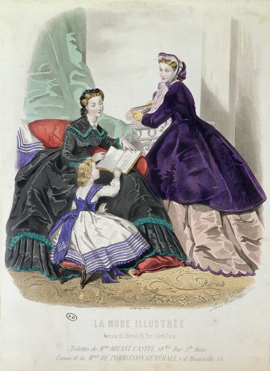 Fashion Plate Showing Clothes Designed by Madame Breant-Castel, from 