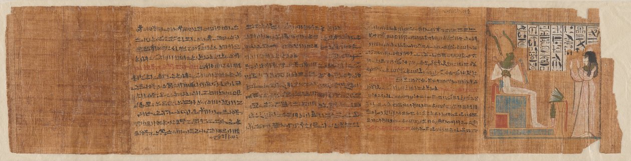 Funerary Papyrus of Tayuhenutmut by Ancient Egyptian