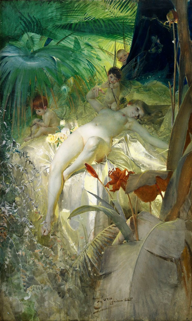 The Love Nymph by Anders Leonard Zorn