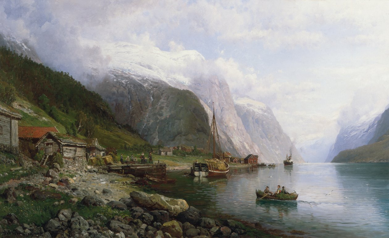 Section from Sognefjorden by Anders Askevold