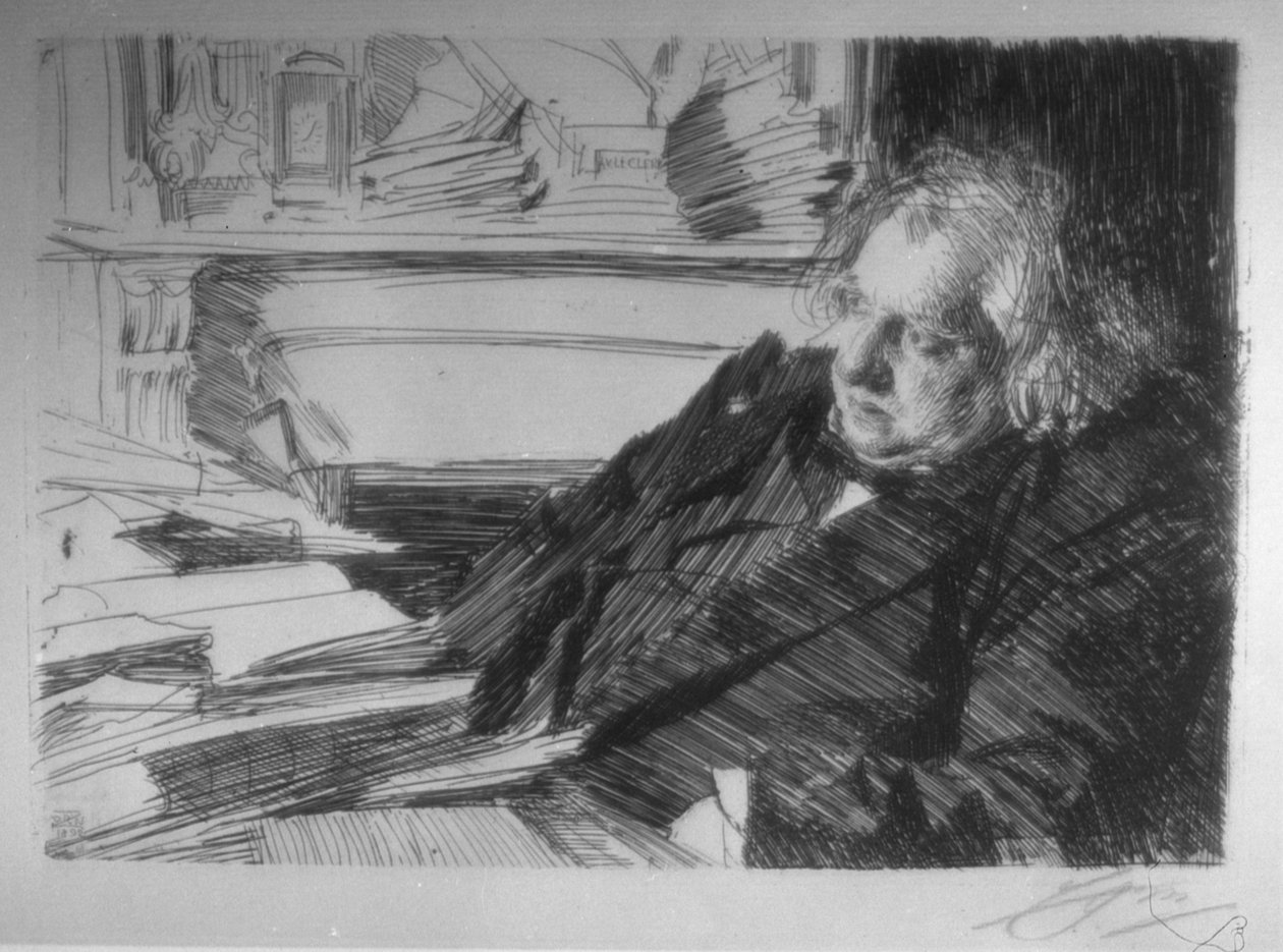 Ernest Renan by Anders Leonard Zorn