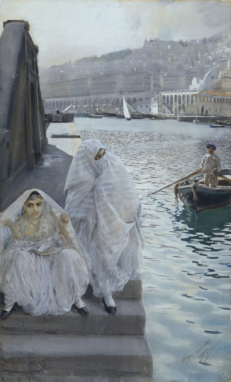 From Algiers Harbor by Anders Leonard Zorn