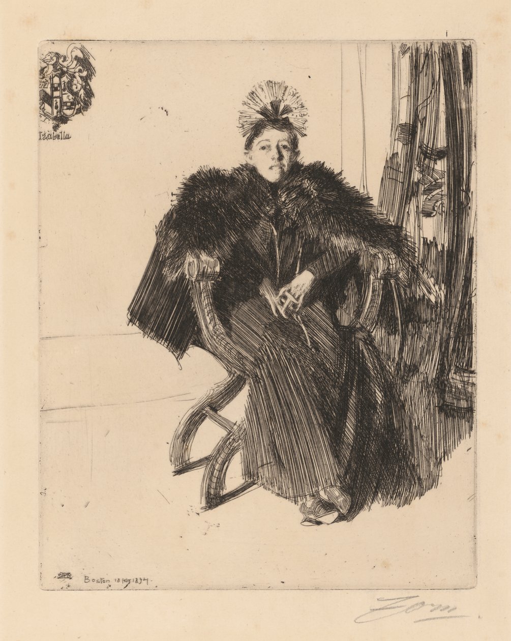 Isabella Stewart Gardner by Anders Leonard Zorn
