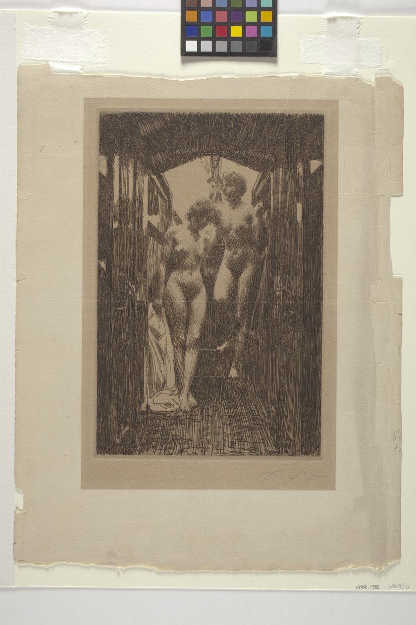 Le Cabine by Anders Leonard Zorn