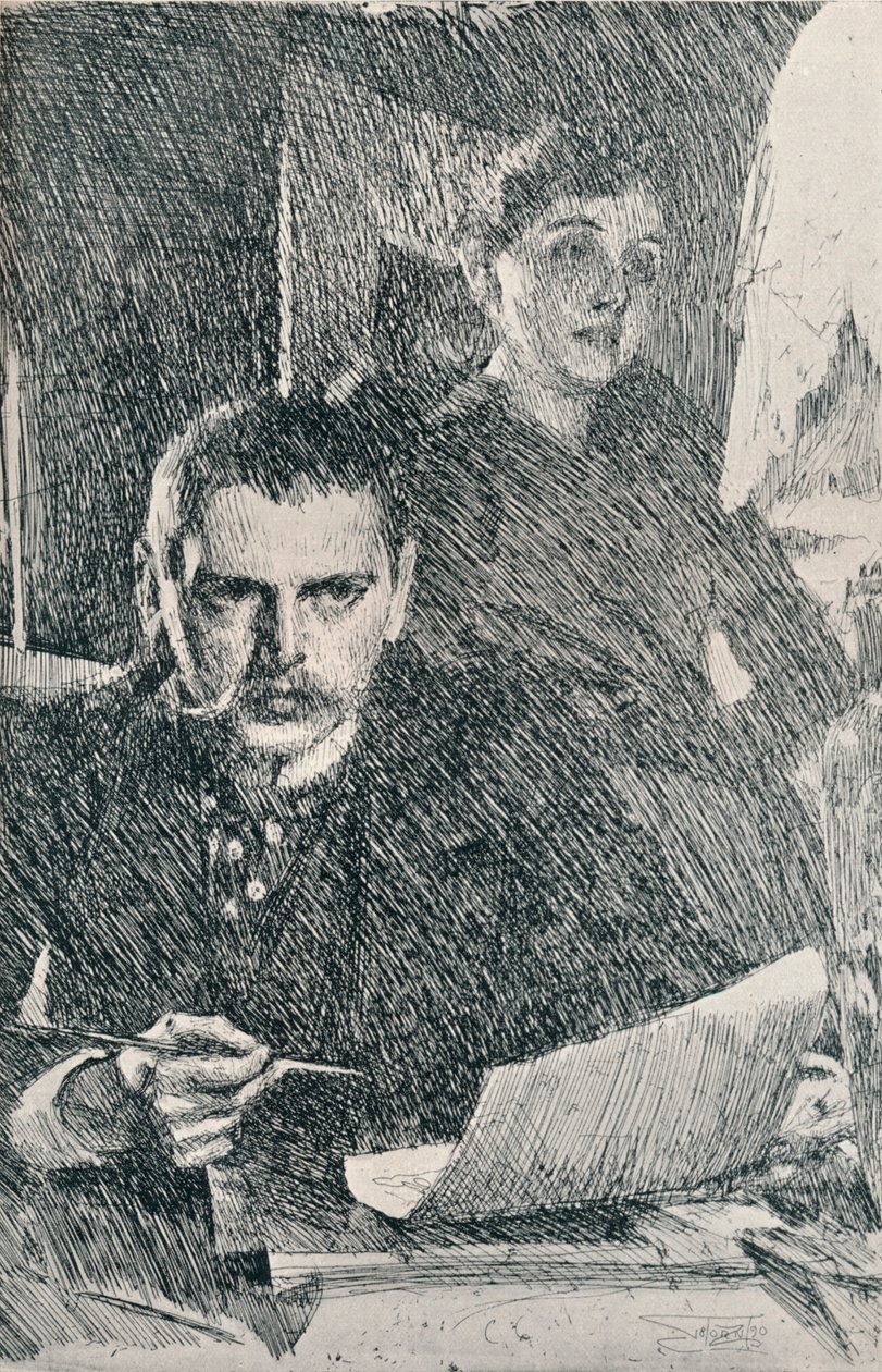 Mr. and Mrs. Zorn by Anders Leonard Zorn