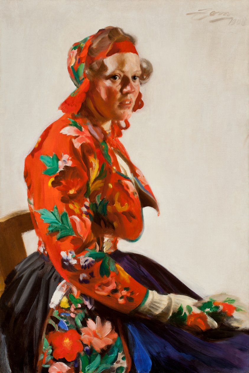 Peasant Girl (Floda Kullan) by Anders Leonard Zorn