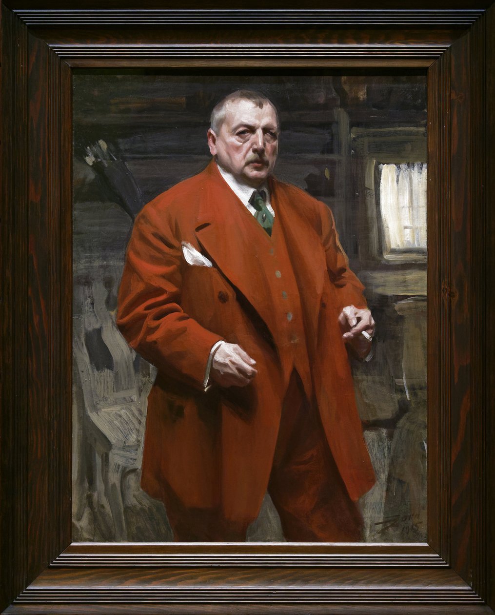 Self-Portrait in Red by Anders Leonard Zorn