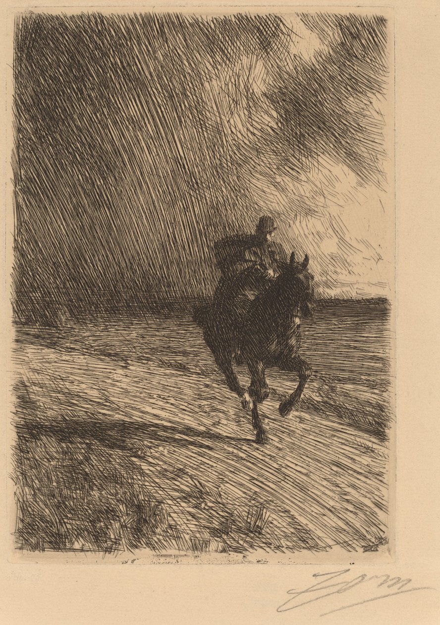 Storm by Anders Leonard Zorn