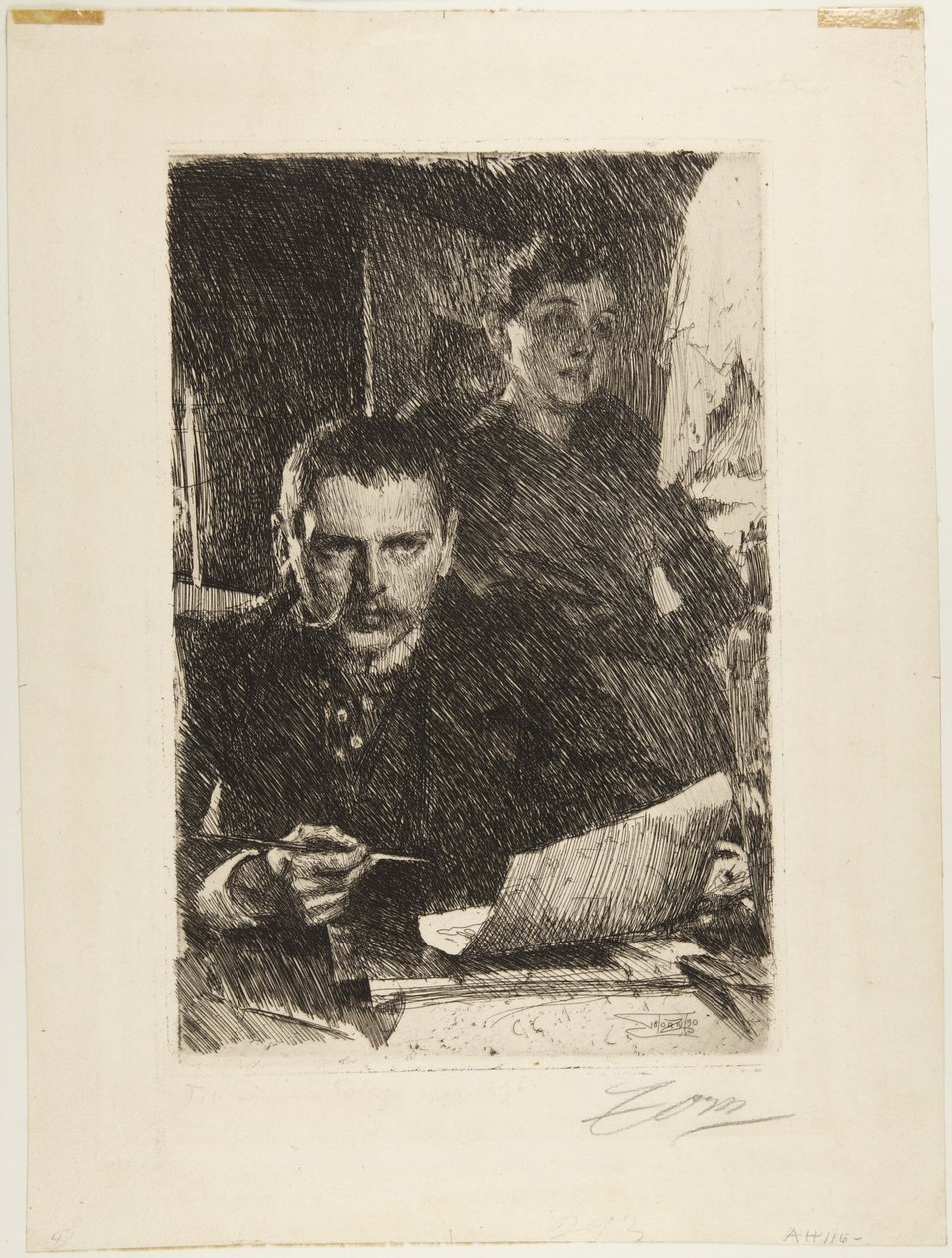 Zorn and His Wife by Anders Leonard Zorn