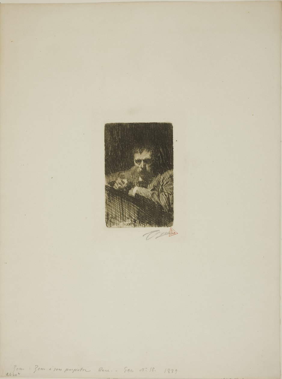 A Painter-Etcher (Self-Portrait) by Anders Leonard Zorn