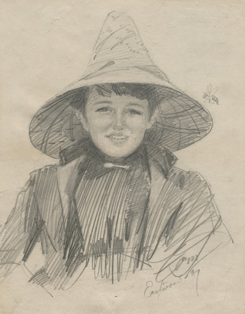 Ada Lymon (Woman in a Large Hat) by Anders Leonard Zorn