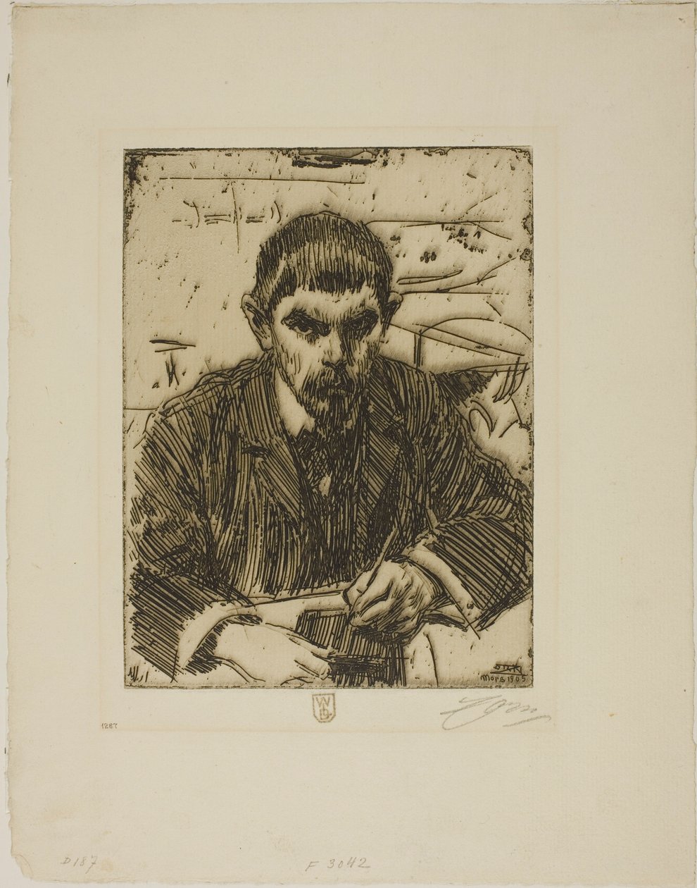 Albert Engström by Anders Zorn
