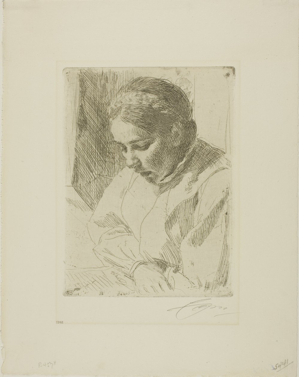 At Prayer by Anders Leonard Zorn