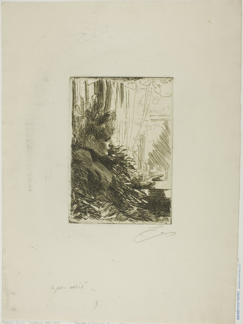 Gerda Grönberg II by Anders Leonard Zorn