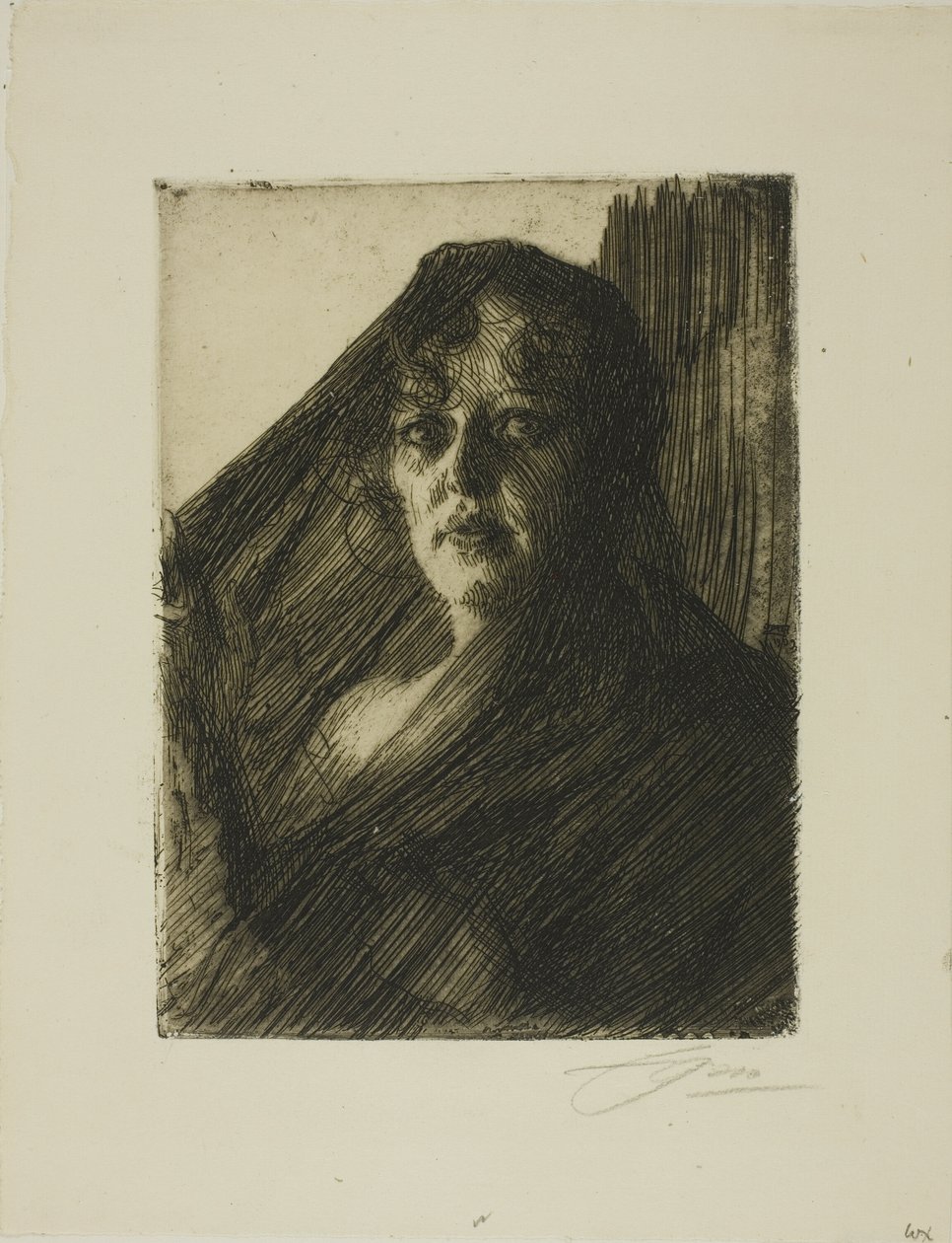 Gerda Lundequist by Anders Leonard Zorn