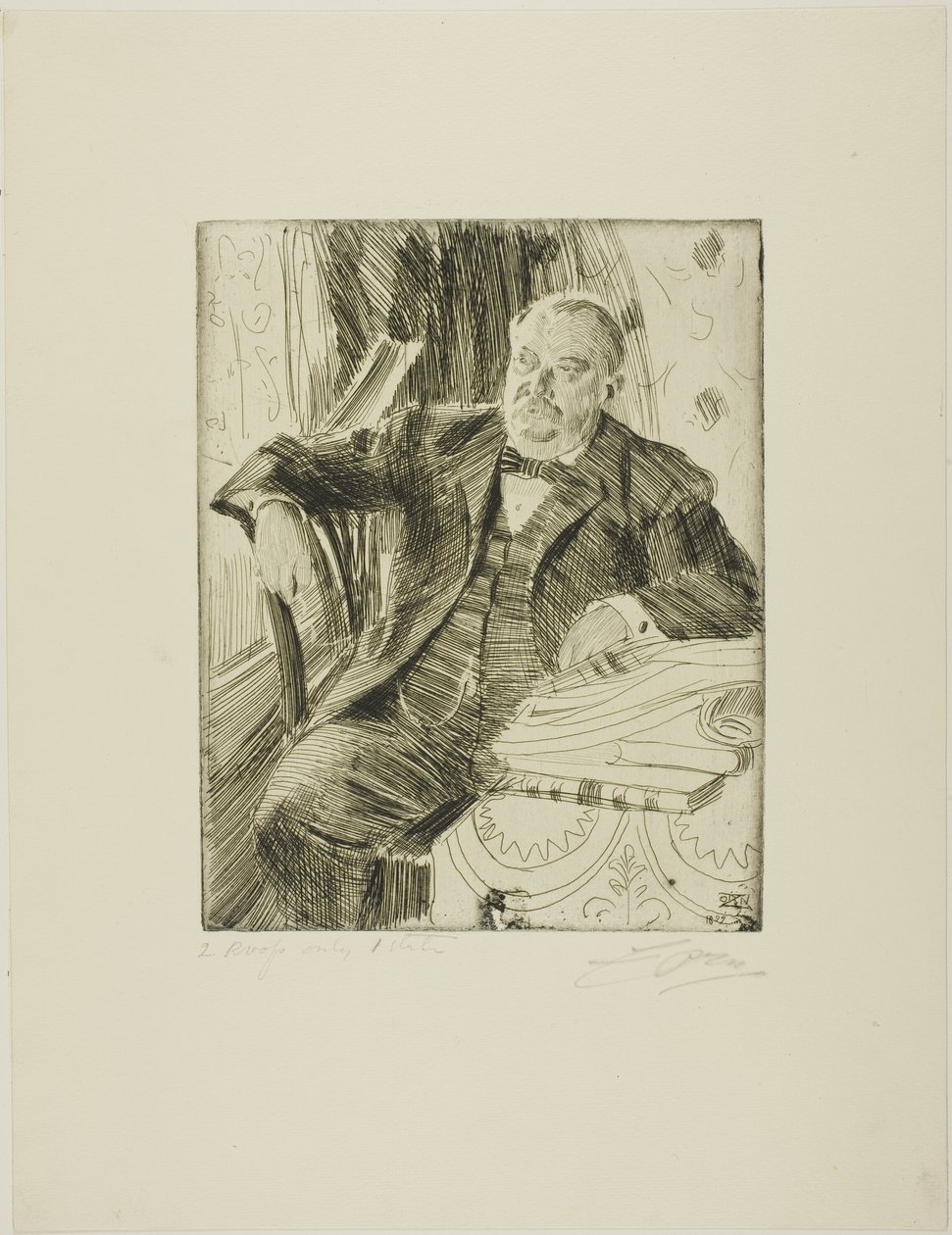 Grover Cleveland I by Anders Leonard Zorn