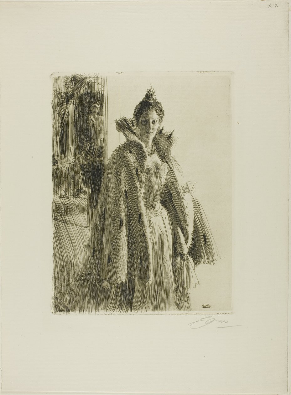 H. R. H. Princess Ingeborg of Sweden II by Anders Leonard Zorn