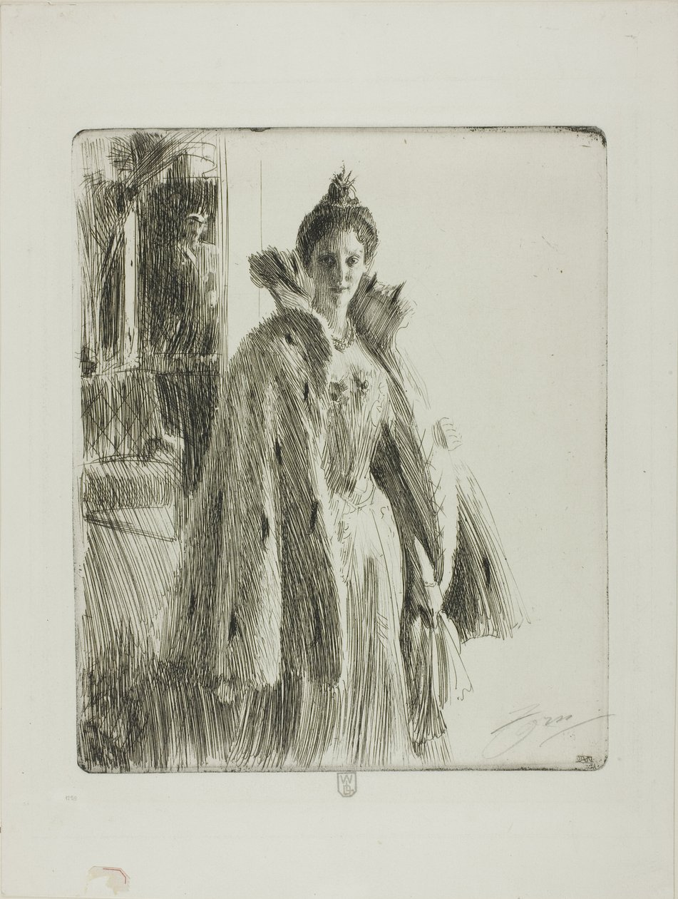 H. R. H. Princess Ingeborg of Sweden II by Anders Leonard Zorn