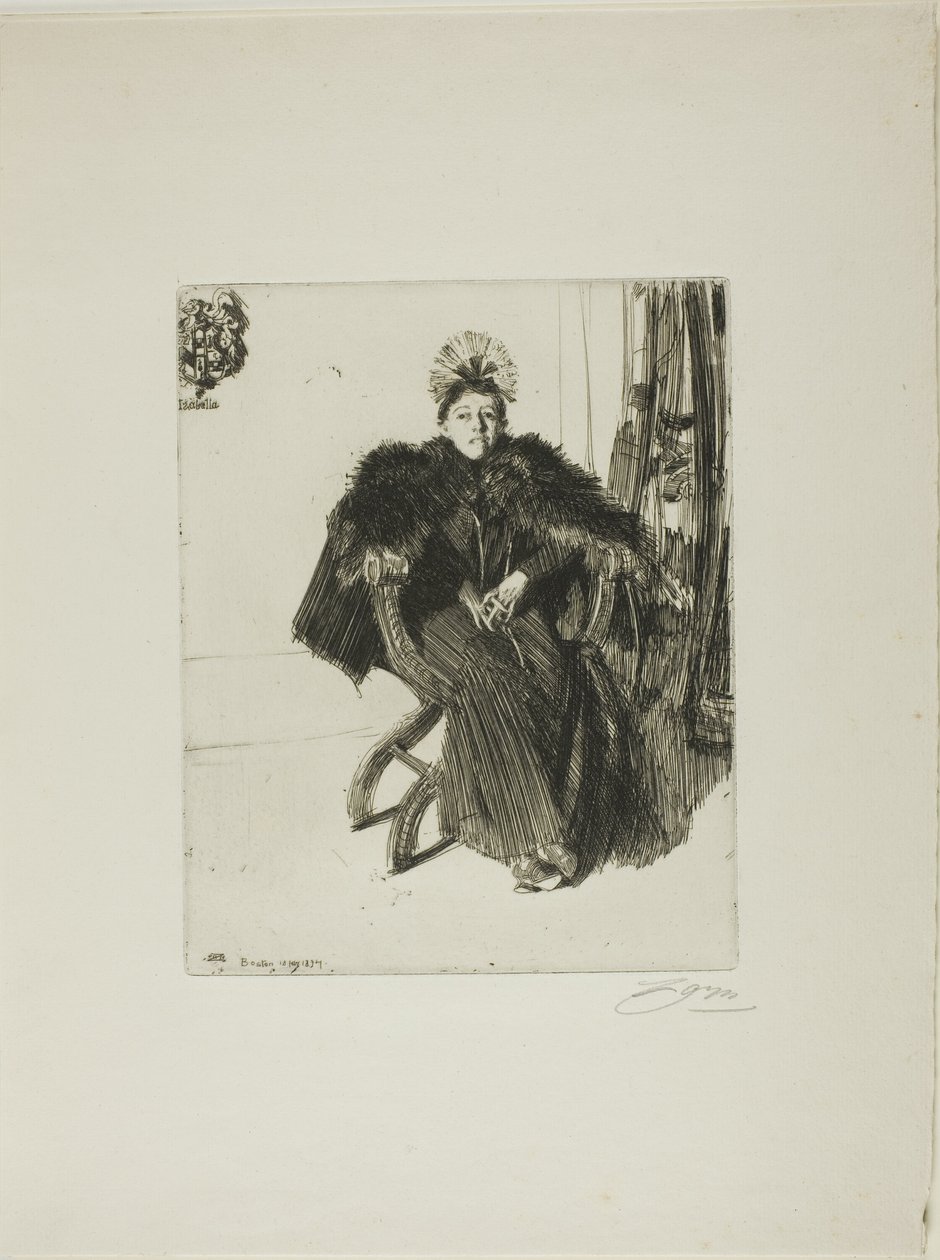 Isabella Gardener by Anders Leonard Zorn