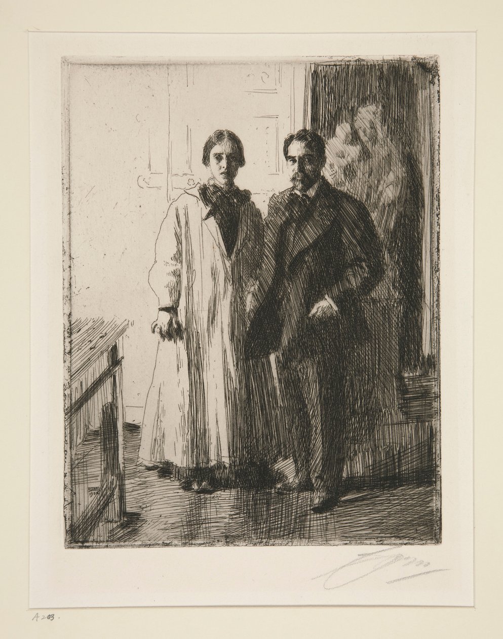 Mr. and Mrs. Atherton Curtis by Anders Leonard Zorn