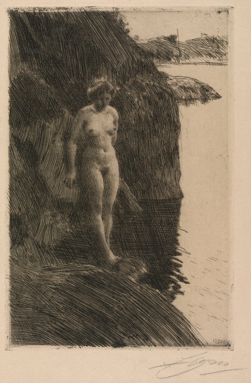 Precipice by Anders Leonard Zorn