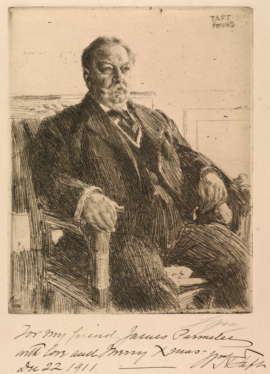 President William Howard Taft by Anders Leonard Zorn