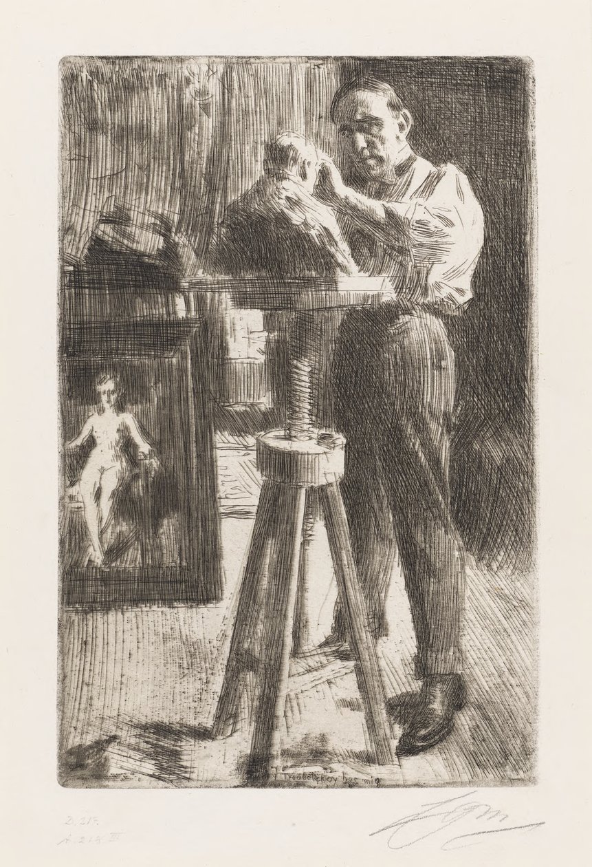 Prince Paul Troubetzkoy I by Anders Zorn