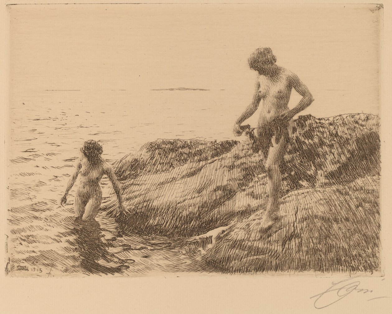 Seaward Skerries by Anders Leonard Zorn