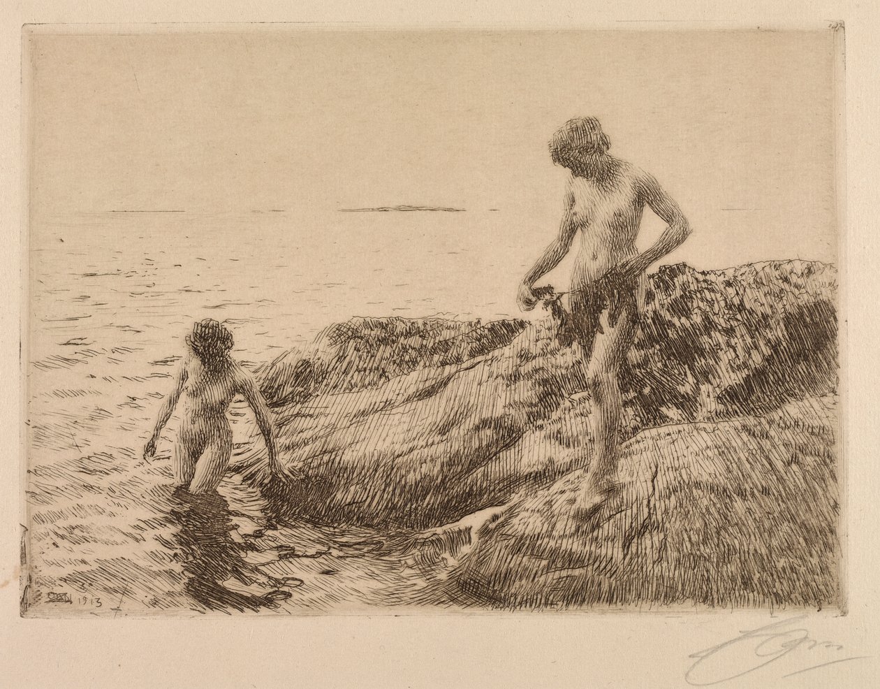 Seaward Skerries by Anders Leonard Zorn