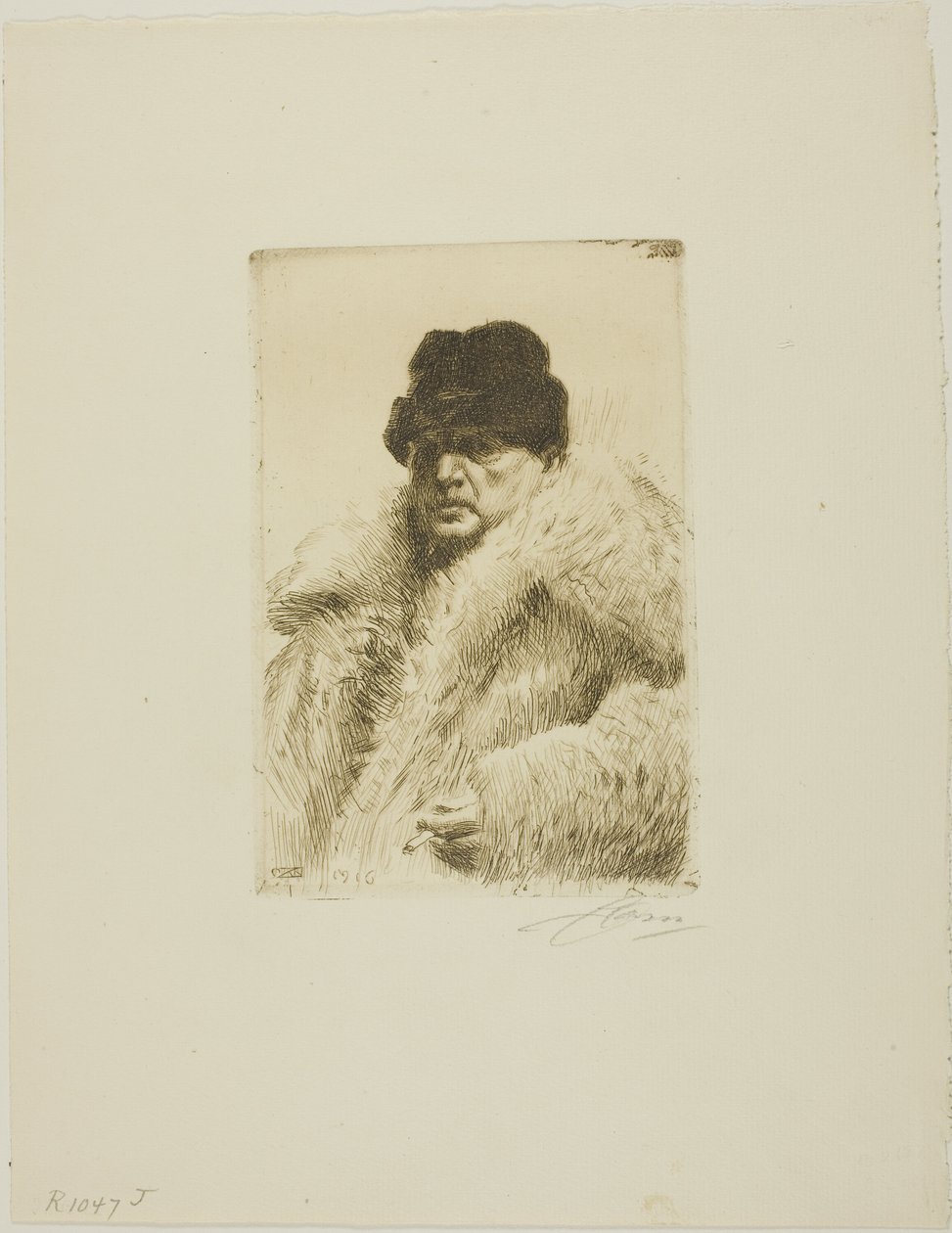 Self-Portrait 1916 by Anders Leonard Zorn