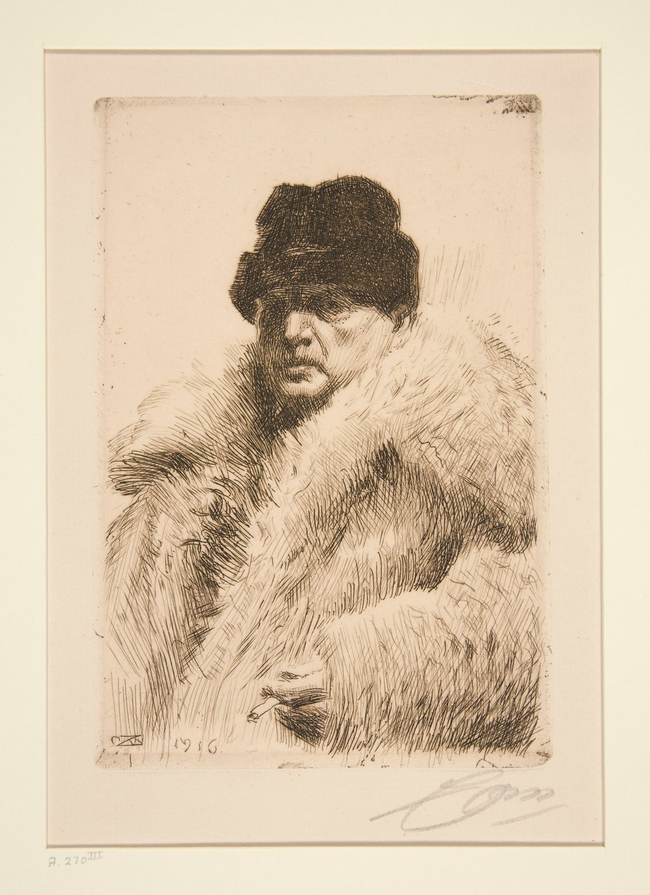 Self-Portrait 1916 by Anders Leonard Zorn
