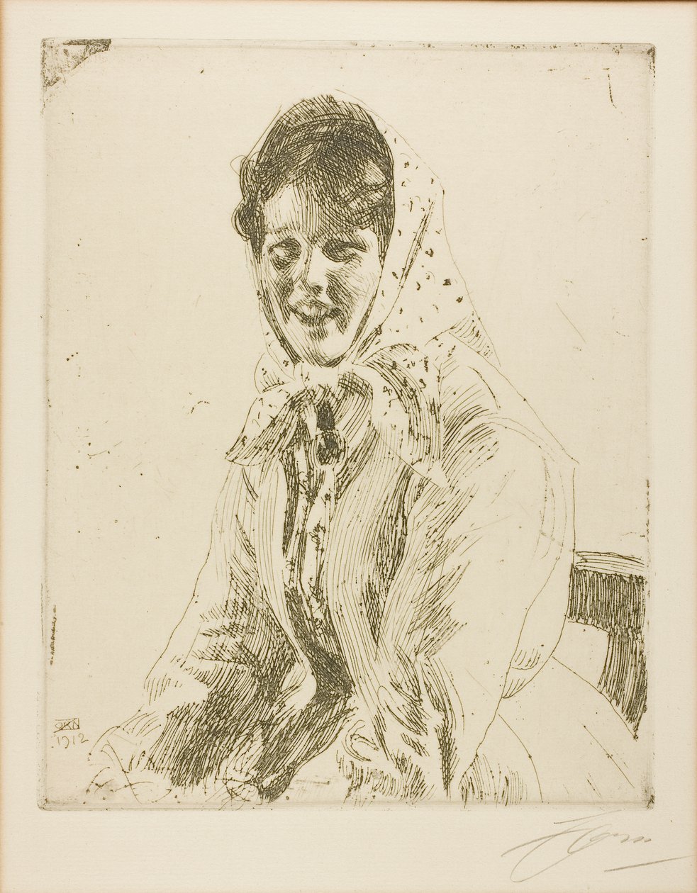 Skerikulla (A Skeri Girl) by Anders Leonard Zorn