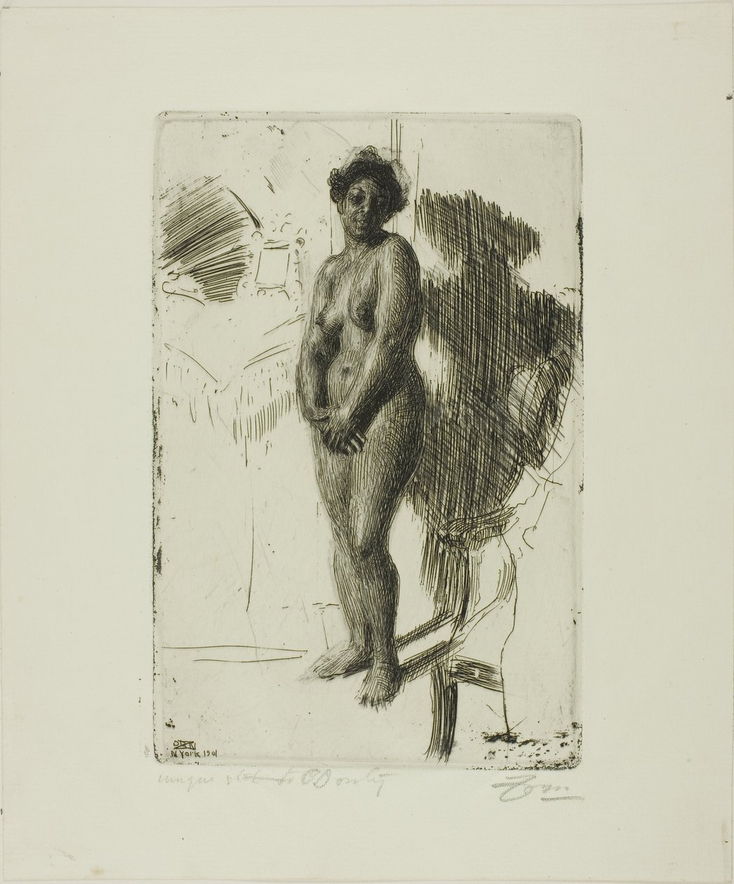 Standing Black by Anders Leonard Zorn