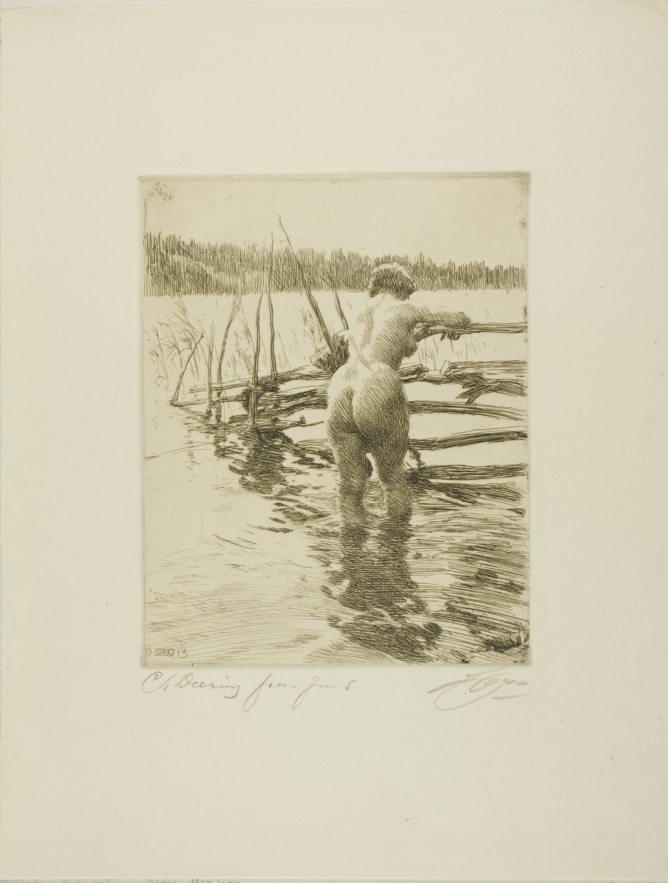 The Fence by Anders Leonard Zorn